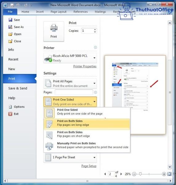 Cách in 2 mặt trong Excel đơn giản, ai cũng thực hiện được 6 cách in 2 mặt trong Excel