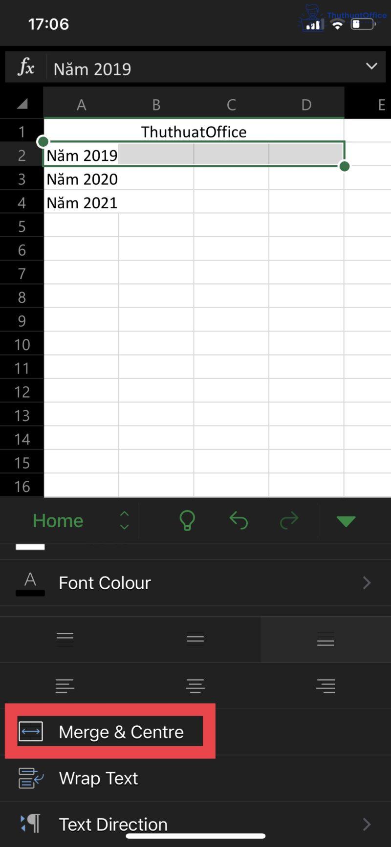 Tổng hợp 1001 thủ thuật gộp ô trong Excel mà ai cũng nên biết 19 Gộp ô trong Excel