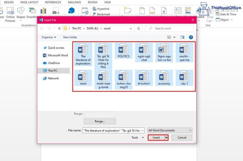 Cách in nhiều file Word cùng lúc dễ dàng và nhanh chóng. Bạn đã biết chưa? 3 in nhiều file Word cùng lúc