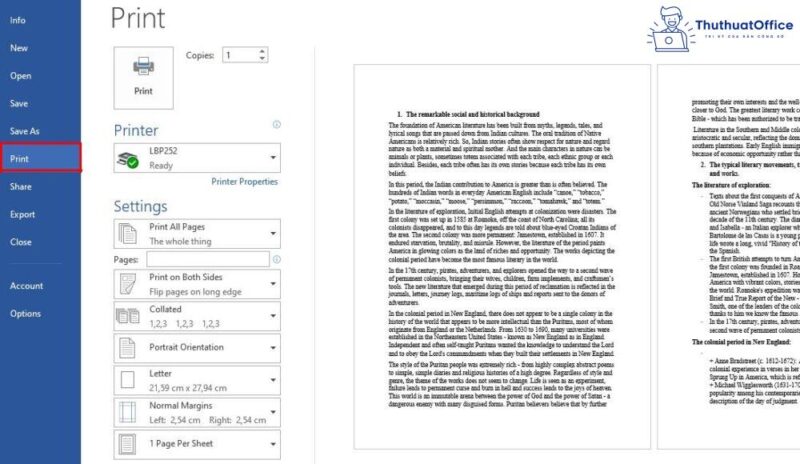 Cách in nhiều file Word cùng lúc dễ dàng và nhanh chóng. Bạn đã biết chưa? 4 in nhiều file Word cùng lúc
