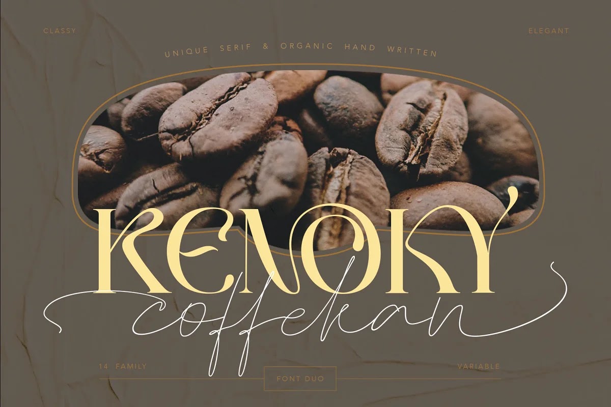Download font Kenoky Coffekan