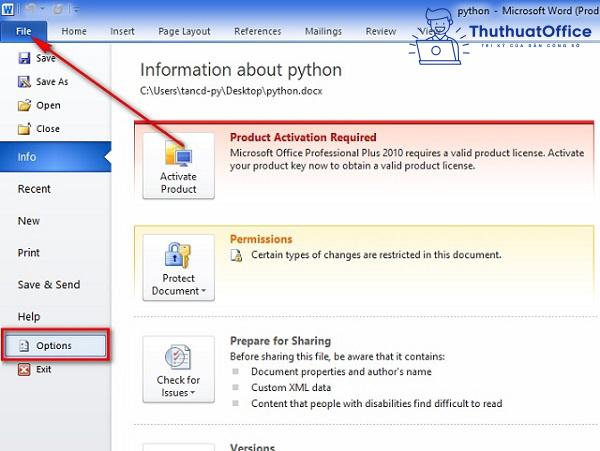 Bật mí cách in trong Word 2010 siêu đơn giản mà ai cũng làm được 11 cách in trong Word 2010