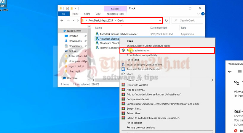 kích hoạt phần mềm Maya 2024