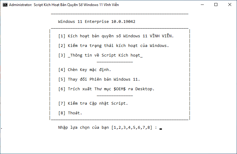 Kích hoạt Windows 11