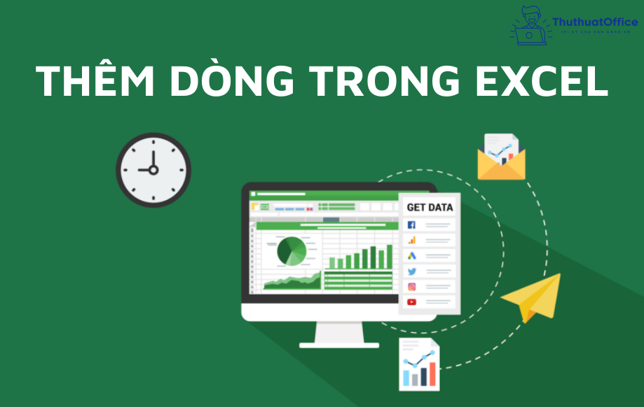 4 Cách thêm dòng trong Excel đơn giản, nhanh chóng 1 thêm dòng trong Excel