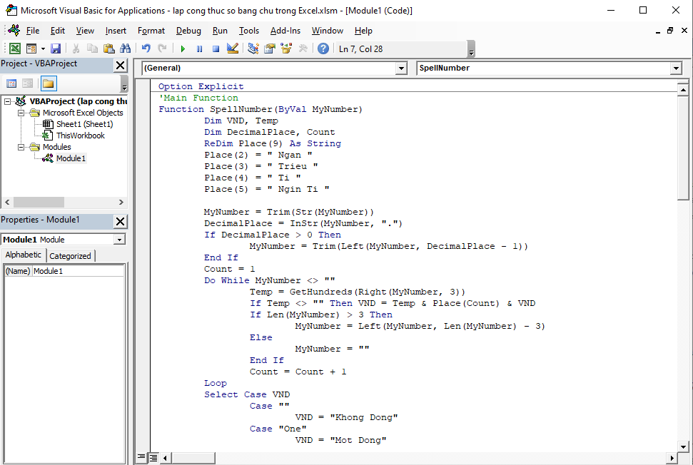 Lập công thức số tiền bằng chữ trong Excel thật dễ dàng với cách làm này 5 Lap cong thuc so tien bang chu trong Excel 04