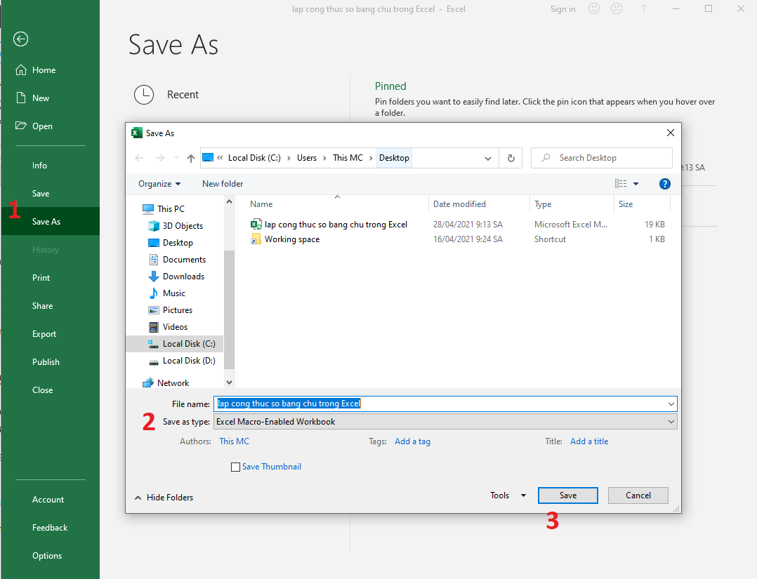 Lập công thức số tiền bằng chữ trong Excel thật dễ dàng với cách làm này 9 Lap cong thuc so tien bang chu trong Excel 09