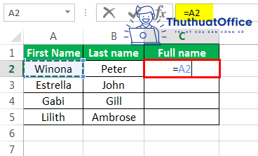 Tổng hợp 1001 thủ thuật gộp ô trong Excel mà ai cũng nên biết 9 Gộp ô trong Excel