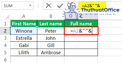 Tổng hợp 1001 thủ thuật gộp ô trong Excel mà ai cũng nên biết 10 Gộp ô trong Excel