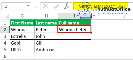 Tổng hợp 1001 thủ thuật gộp ô trong Excel mà ai cũng nên biết 14 Gộp ô trong Excel