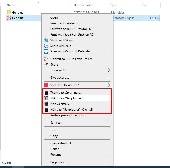 Hướng dẫn cách nén file PDF để gửi Email đầy đủ nhất 7 Nén 1