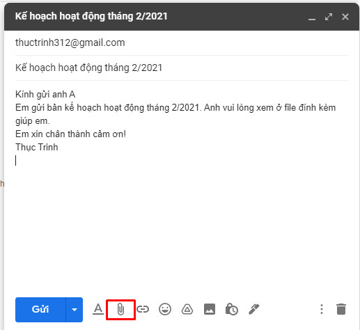Hướng dẫn cách nén file PDF để gửi Email đầy đủ nhất 9 Tải file đính kèm