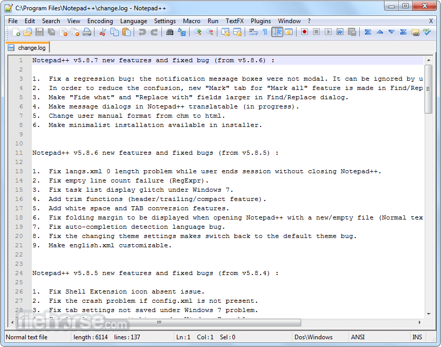 notepad7-5-9-1 Notepad++7.5.9