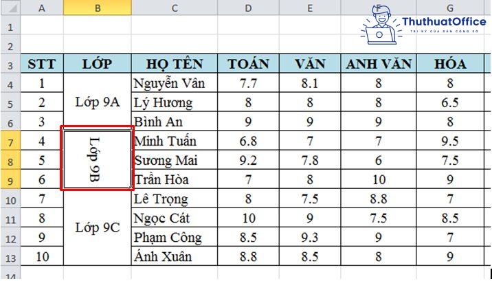Cách xoay chữ trong Excel khiến người xem phải nghiêng mình khi nhìn vào bảng tính của bạn 8 Xoay chữ trong Excel