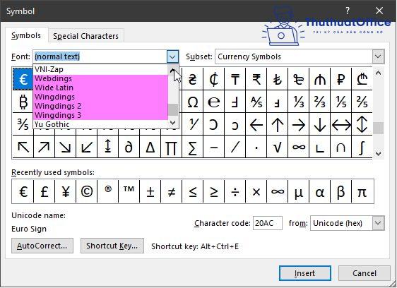 Cách sử dụng Symbol trong Word cực đơn giản mà ai cũng nên biết 4 Symbol trong Word