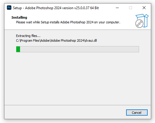 Hướng dẫn cài đặt Photoshop 2024