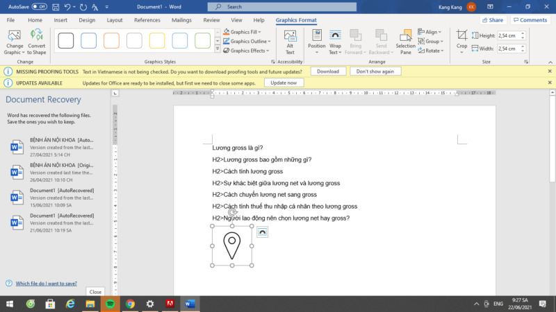 4 cách chèn biểu tượng địa chỉ trong Word nhanh chóng và dễ dàng 8 Biểu tượng địa chỉ trong Word 08