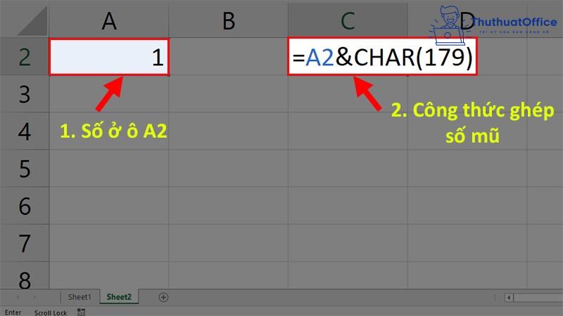 7 cách viết số mũ trong Excel vô cùng hữu ích mà bạn nên biết 15 viết số mũ trong Excel 16