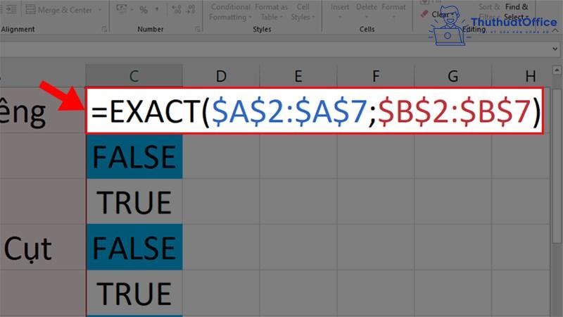 So sánh 2 cột trong Excel, liệu bạn đã biết? 2 so sánh 2 cột trong excel