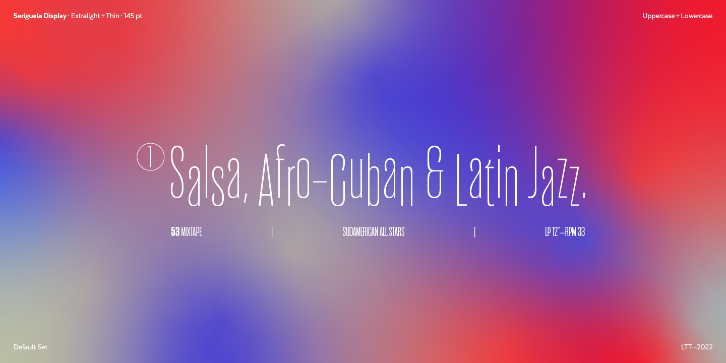 Seriguela Font Family Preview 15