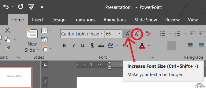 Hướng dẫn tạo kiểu chữ trong PowerPoint cho người mới bắt đầu 6 Định dạng font chữ trong PowerPoint