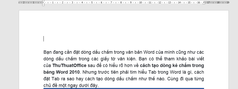 Cách tạo mục lục trong Word 2010 tự động chỉ với vài thao tác đơn giản 6 tao muc luc trong Word 2010 03
