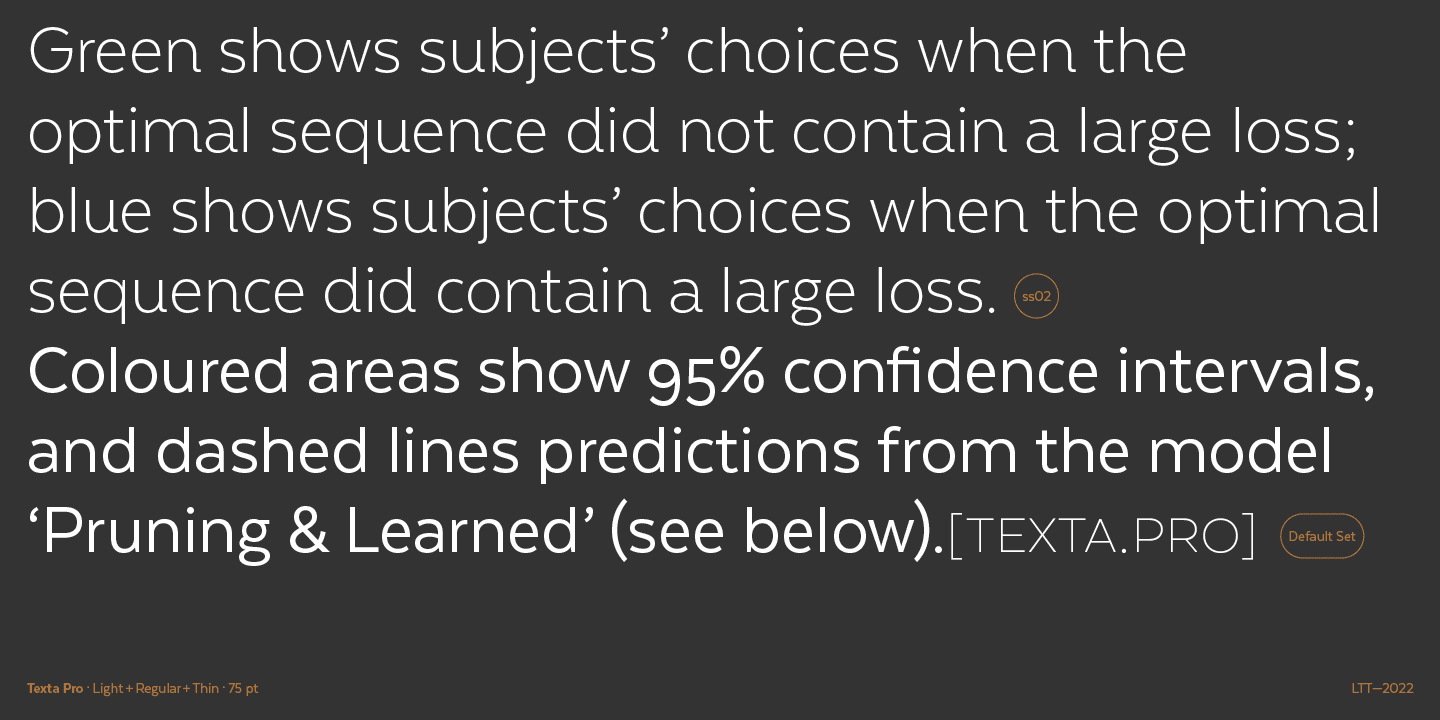 Texta Pro Font Family Preview 6