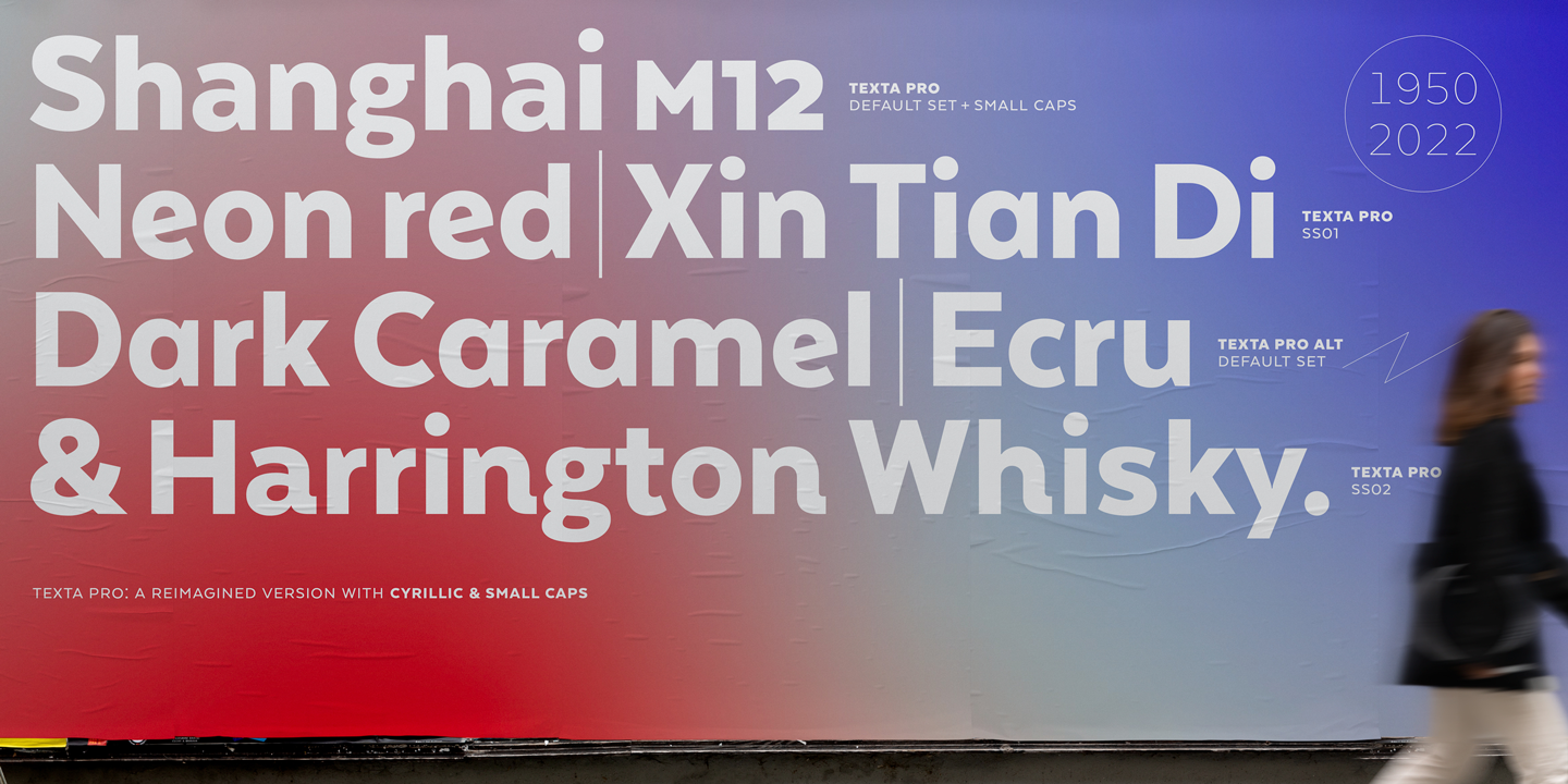 Texta Pro Font Family Preview 9