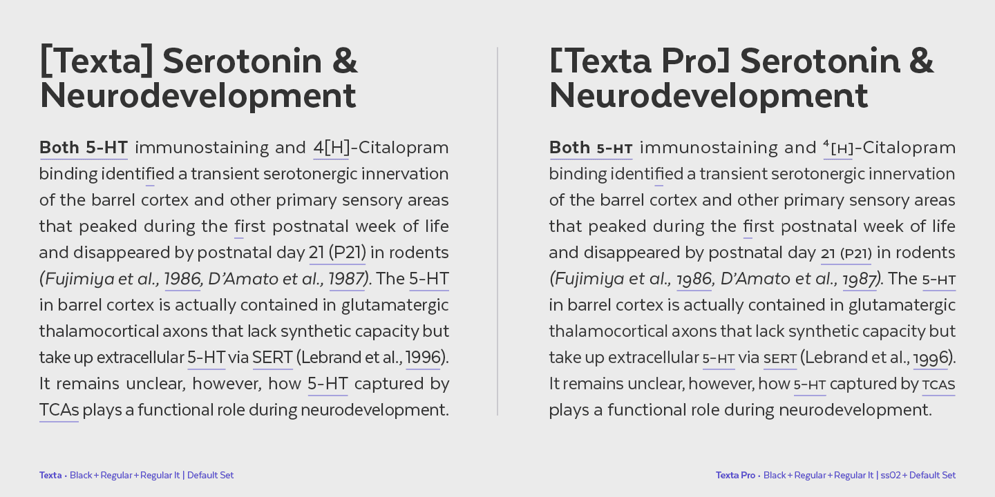 Texta Pro Font Family Preview 12