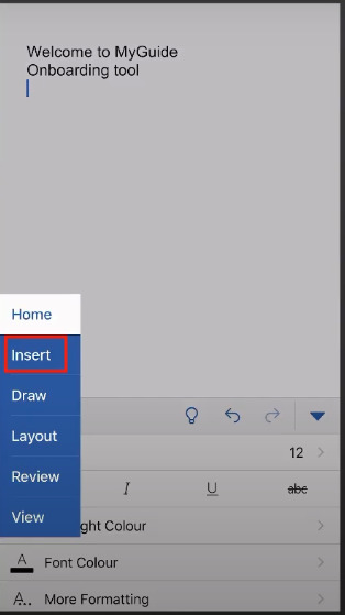 Cách thêm trang trong Word và những lỗi sai bạn nên tránh khi tạo mới trang 9 them trang trong Word tren dien thoai