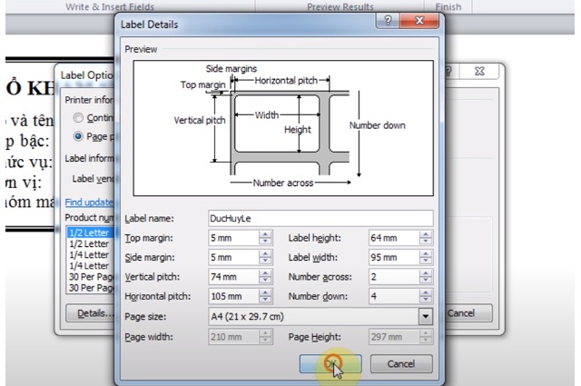 Tiết kiệm thời gian với cách trộn thư trong Word 2010 17 Tiết kiệm thời gian với cách trộn thư trong Word 2010 16