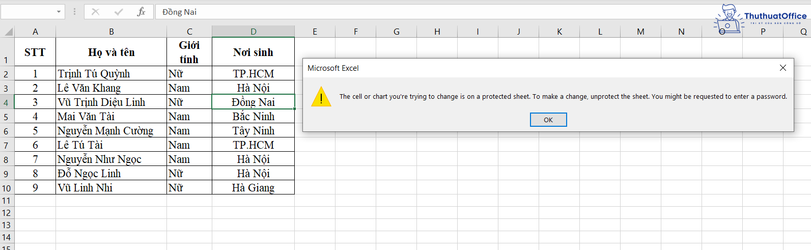 Tất tần tật những cách để khoá file Excel 5 khoá file Excel