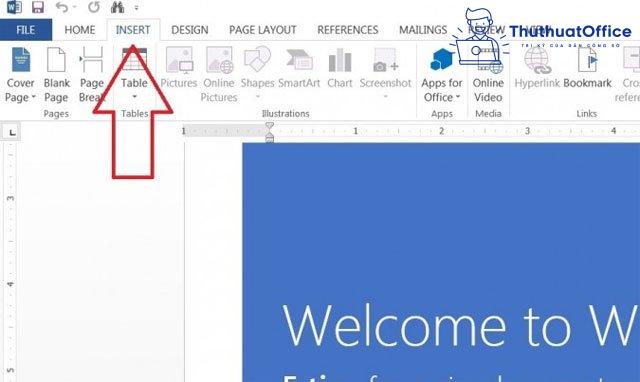 Cách chèn video vào Word mọi phiên bản 2 Chọn Insert