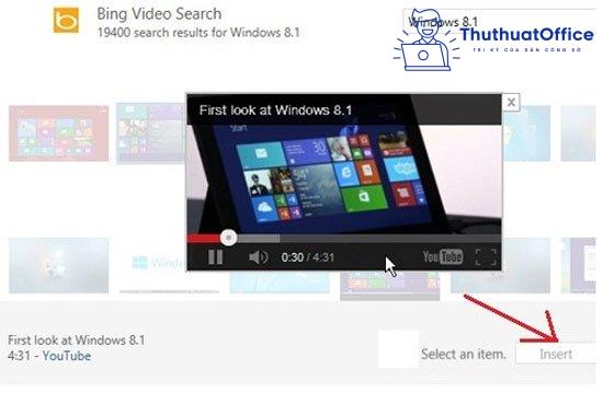 Cách chèn video vào Word mọi phiên bản 5 Chèn video