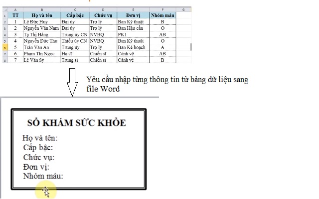 Tiết kiệm thời gian với cách trộn thư trong Word 2010 16 Tiết kiệm thời gian với cách trộn thư trong Word 2010 15
