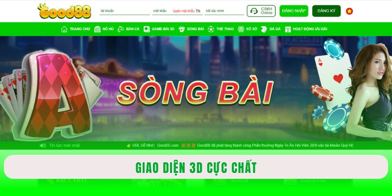 Kho trò chơi phong phú tại Casino Good88