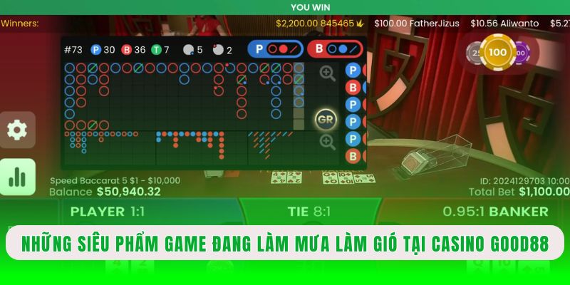 Các sảnh game Casino Good88 mà bạn không nên bỏ lỡ