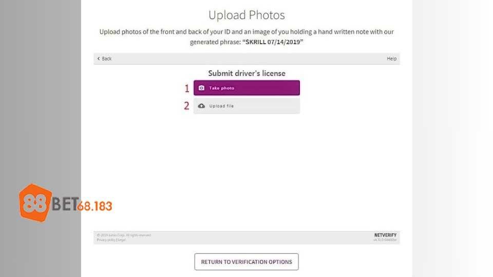 Tiến Hành Xác Minh Tài Khoản Ví Skrill